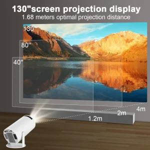 Transpeed Projector 4K Android 11 HY300 Dual Wifi6 200ANSI Allwinner H713 BT5 0 1080P 1280 720P 5